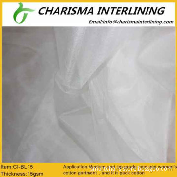 Polypropylene interlining-apparel interlining BL15